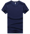 PLAIN V-NECK COMPRESSION T-SHIRT