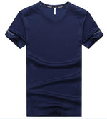 PLAIN V-NECK COMPRESSION T-SHIRT