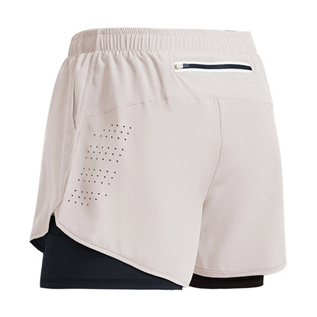 Double-deck Men Sport Shorts