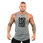 No Pain No Gain Hooded Tank Top