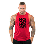 No Pain No Gain Hooded Tank Top