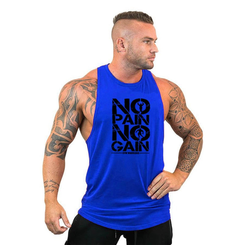 No Pain No Gain Hooded Tank Top