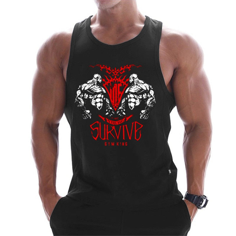 Gym King Print Tank Top