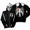 Punk Gothic Letter Print Hoodie