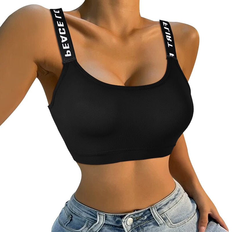 Push Up Padded Sports Bra