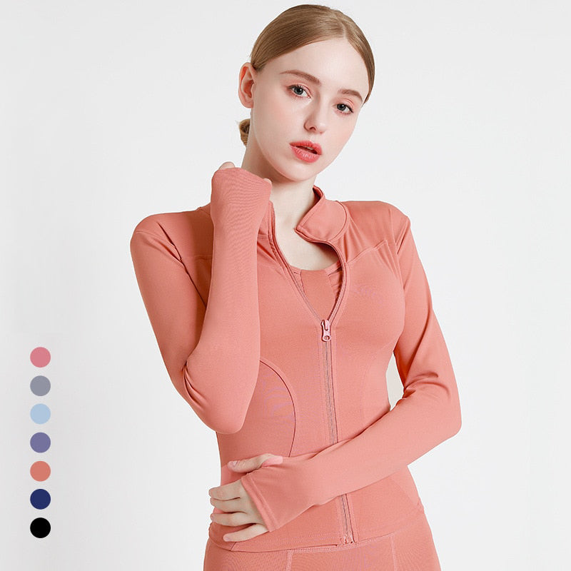 Women Long Sleeve Sports Jacket